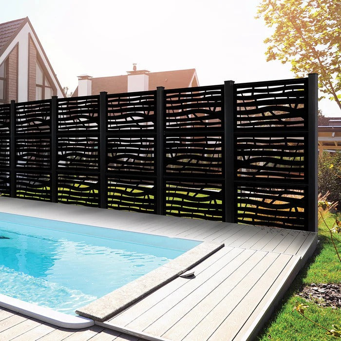 Driftwood Outdoor Metal Privacy Screens