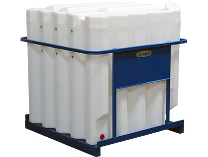 Caged Tote-A-Lube Tanks and Caged Tank Packages