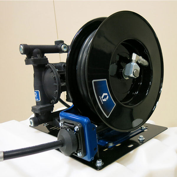 Install Diaphragm Pump & Hose Reel Plate for Tote-A-Lube Tanks