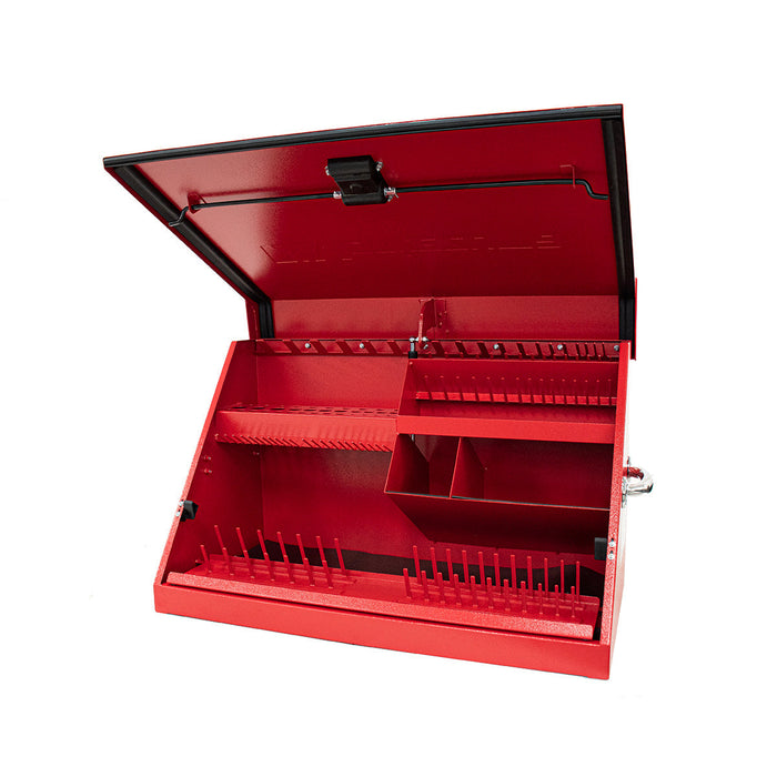 Montezuma ME300-R23 | 30 x 15 in. Steel Triangle Toolbox in Red