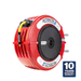 Macnaught Retractable Hose Reel for Air or Water with 3/8” x 65 ft Hose – Red Case - 10 Years Warranty