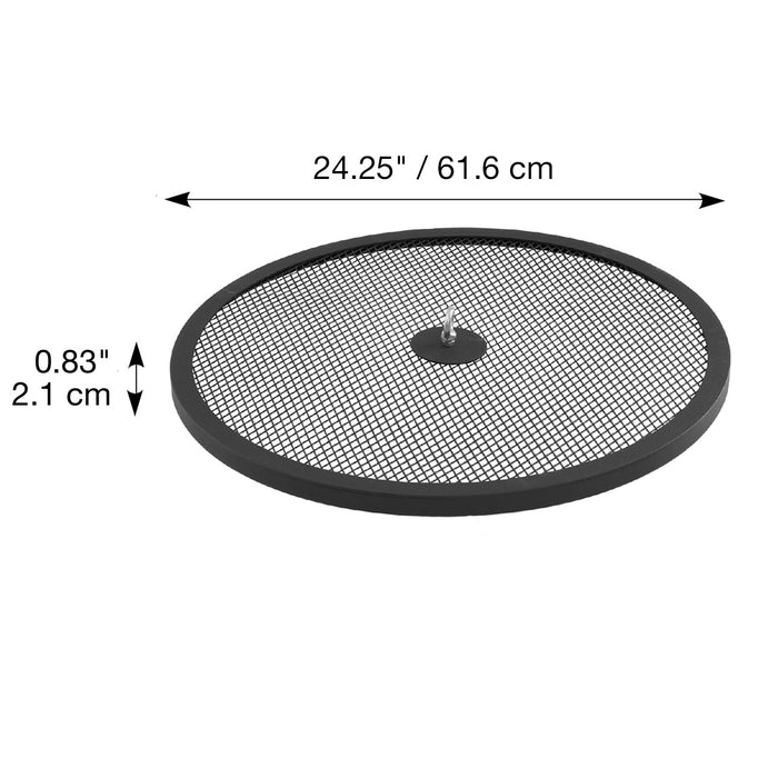 Blue Sky Outdoor Living SP2416 | Spark Screen and Lift | Round Flat | Peak Smokeless Patio Fire Pit