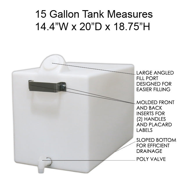 15 Gallon Rack Tank Measurements