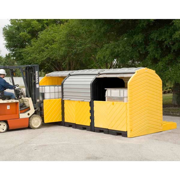 Ultra-Modular IBC Spill Pallet Outdoor Model