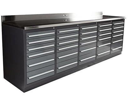32 PCS Chest Drawer Cabinet Work Bench Tool Box Organizer Tray