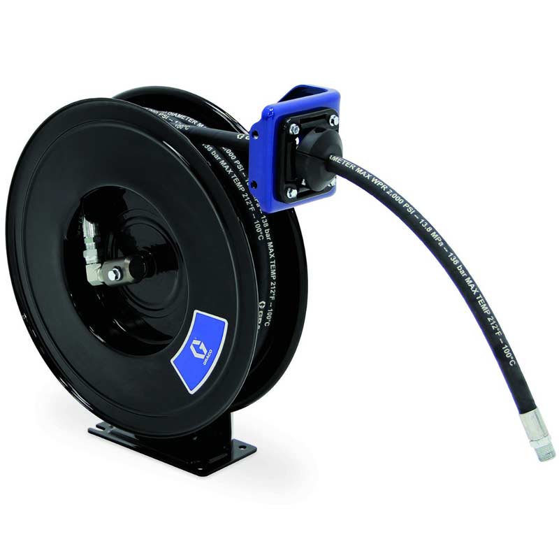 Water reel - Laminar Technologies - cleaning hose / self-retracting / fixed