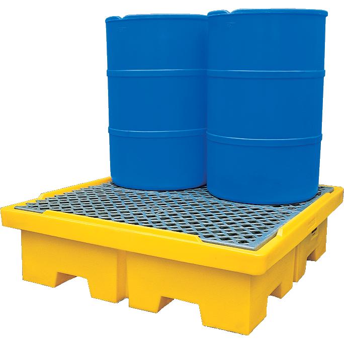 4 Drum Spill Containment Pallet