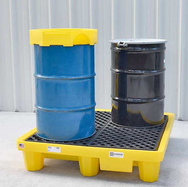 Ultra Spill Pallet Standard without Drain | P4 - 4 Drum | UltraTech 1000