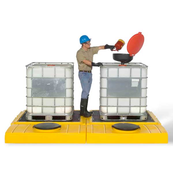 Ultra-Modular IBC Spill Pallet | Indoor - 2 IBC | UltraTech 1125 ...