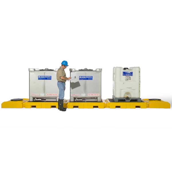 Ultra-Modular IBC Spill Pallet | Indoor - 3 IBC | UltraTech 1126 ...