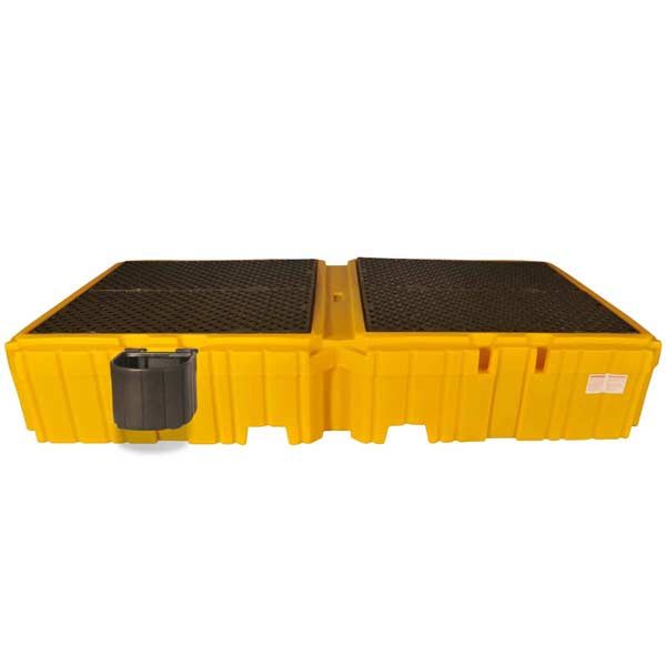 Ultra-Twin IBC Spill Pallet no Drain | No Bucket Shelf | UltraTech 1140 ...
