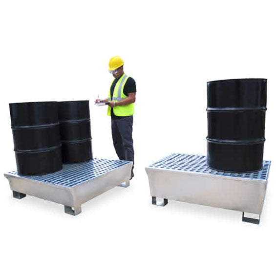 Ultra-Spill Pallet Steel | S2 - 2 Drum | UltraTech 1180