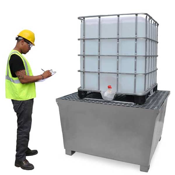 Ultra IBC Spill Pallet | 14 Gauge Steel | UltraTech 1184