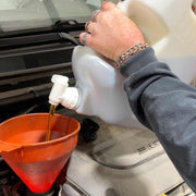 Low Profile Oil Dispenser with shut off valve