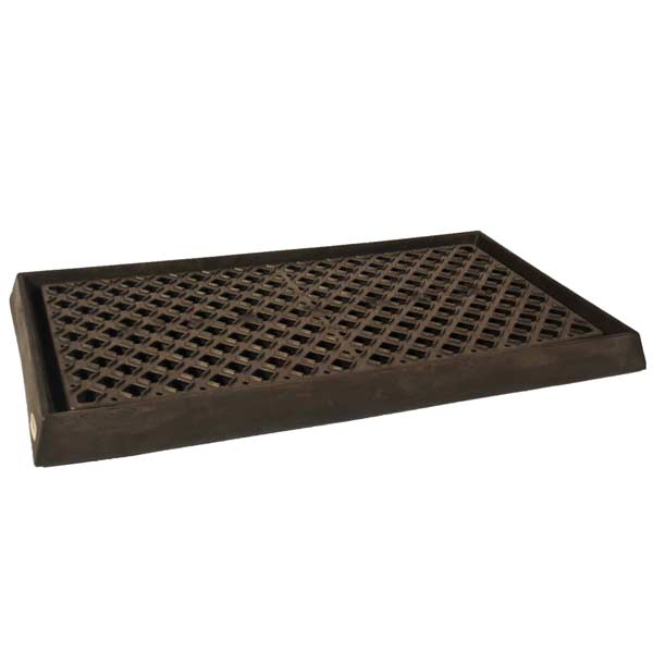 Ultra-Containment Tray with Grating - Black | UltraTech 2350