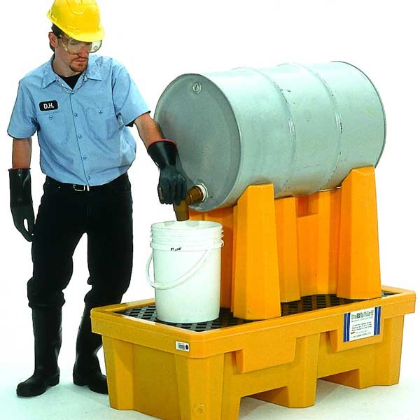 Ultra-Drum Rack Containment without Drain | 2 Drum | UltraTech 2383