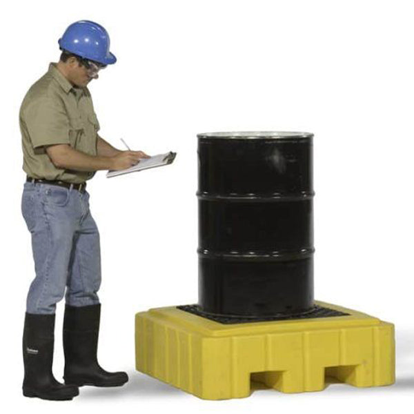 Ultra Spill Pallet Plus without Drain | P2 - 2 Drum | UltraTech 9610