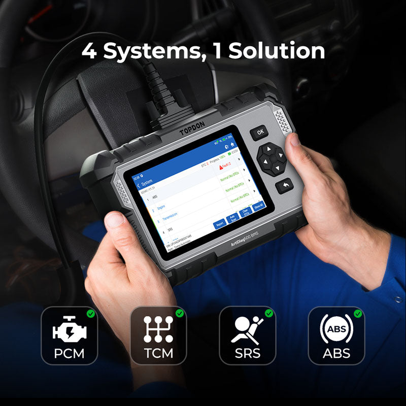 AD500BMS | ArtiDiag500 BMS 4-System Diagnostic Tool with BMS Reset | TOPDON