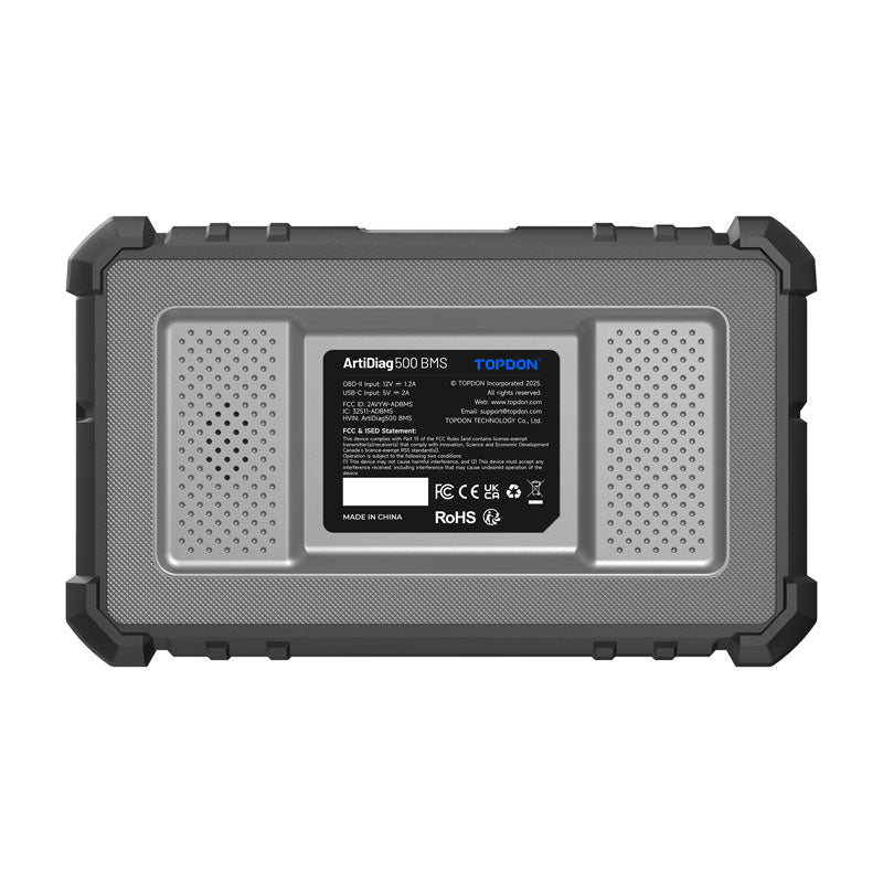 AD500BMS | ArtiDiag500 BMS 4-System Diagnostic Tool with BMS Reset | TOPDON