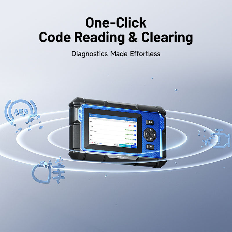 AD600S | ArtiDiag600S 5" Scan Tool - PCM/TCM/ABS/SRS Lifetime Updates 8 Ser Func | TOPDON