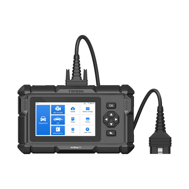 AD700 | ArtiDiag700 5" Scan Tool - All Systems Scan, 15 Service Functions | TOPDON