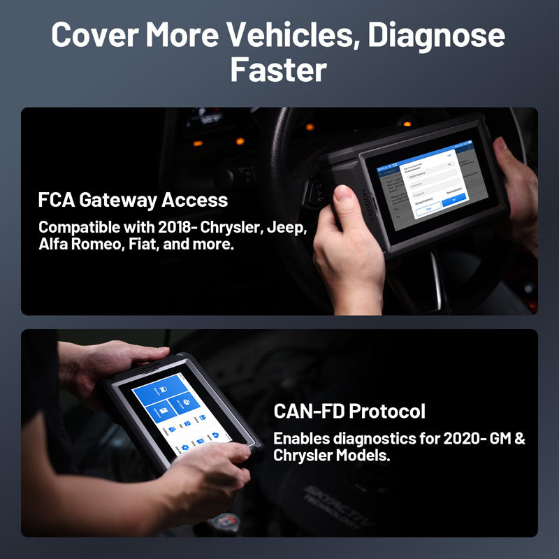 AD800BT2 | ArtiDiag800 BT2 6" Bluetooth Scan Tool w/Service Functions & CAN-FD | TOPDON