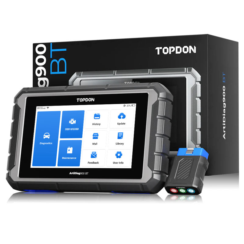 AD900BT | ArtiDiag900 BT 7" Bluetooth Scan Tool w/Serv Functions & Bi-Directional | TOPDON