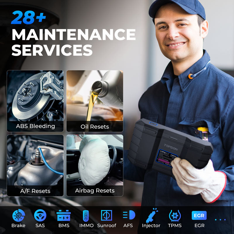 AD900BT | ArtiDiag900 BT 7" Bluetooth Scan Tool w/Serv Functions & Bi-Directional | TOPDON