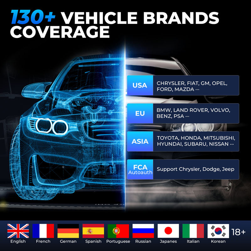 AD900BT | ArtiDiag900 BT 7" Bluetooth Scan Tool w/Serv Functions & Bi-Directional | TOPDON