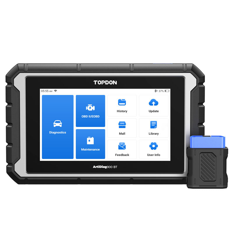 AD900BT | ArtiDiag900 BT 7" Bluetooth Scan Tool w/Serv Functions & Bi-Directional | TOPDON