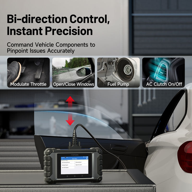 ADEU | ArtiDiag EU 4" Scan Tool for Euro Vehicles, ECU Coding | TOPDON