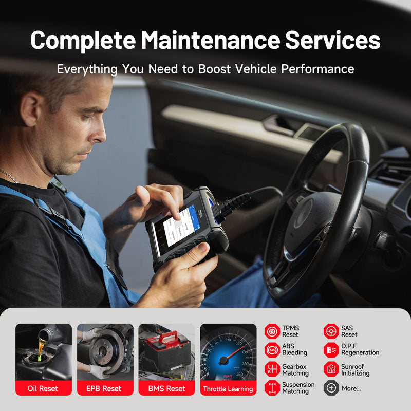 ADEU | ArtiDiag EU 4" Scan Tool for Euro Vehicles, ECU Coding | TOPDON