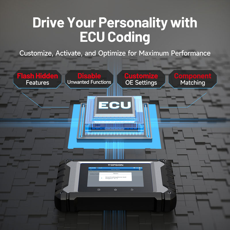 ADEU | ArtiDiag EU 4" Scan Tool for Euro Vehicles, ECU Coding | TOPDON