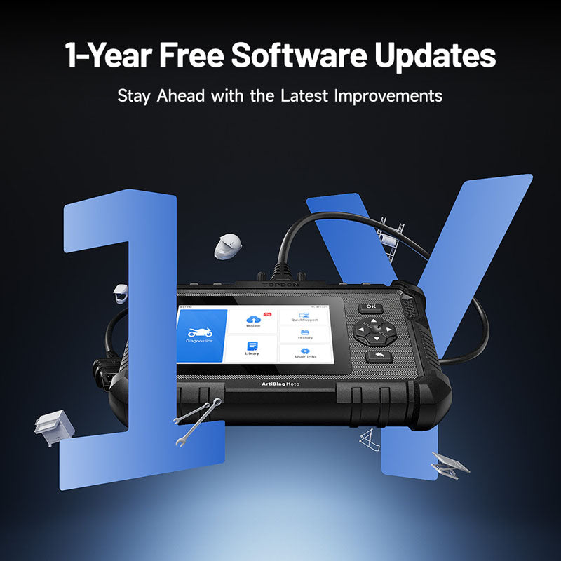 ADMOTO | ArtiDiag Moto 5 Inch Motorcycle Diagnostic Tool | TOPDON