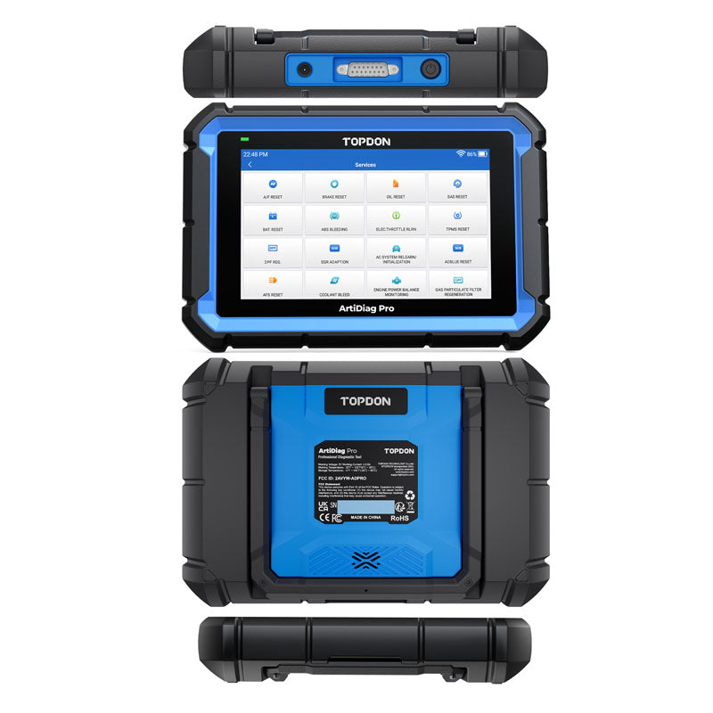 ADPRO | ArtiDiag Pro 7" Scan Tool w/Service Functions & Bi-Directional Controls | TOPDON