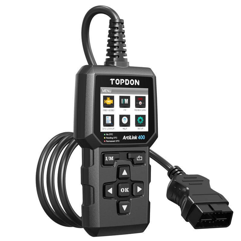 AL400 | ArtiLink400 Code Reader - 2.4" Screen & Data Graphing | TOPDON