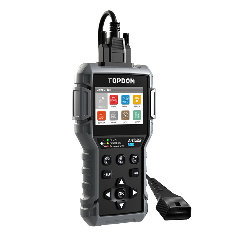 AL600 | ArtiLink600 Code Reader - ABS & SRS Active Tests & Live Data | TOPDON