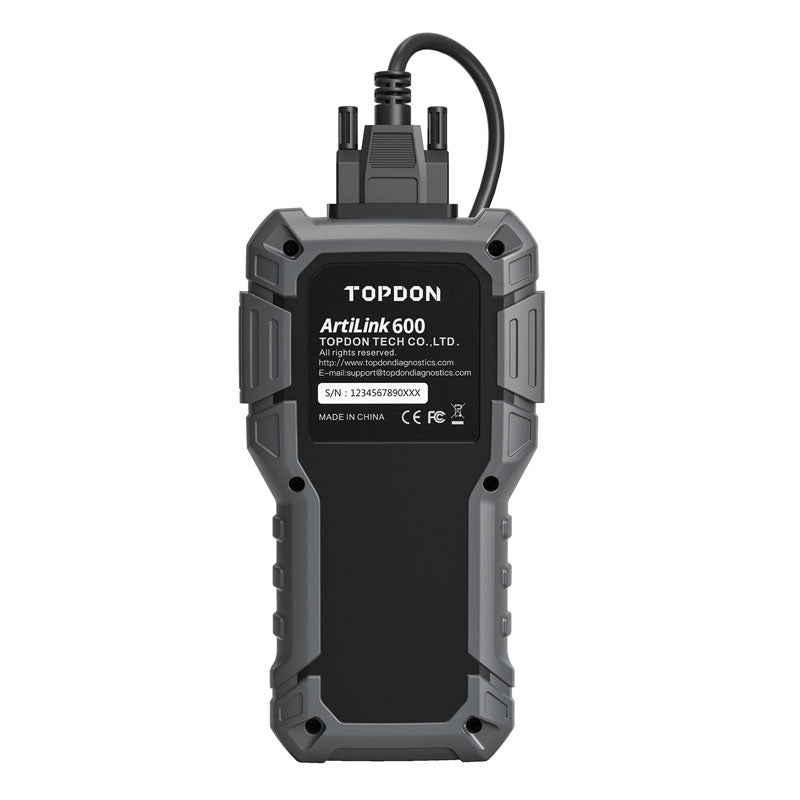 AL600 | ArtiLink600 Code Reader - ABS & SRS Active Tests & Live Data | TOPDON