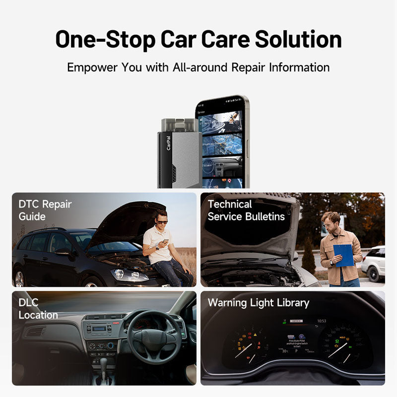 CARPAL | CarPal Pocket-Size Bluetooth Scan Tool | TOPDON
