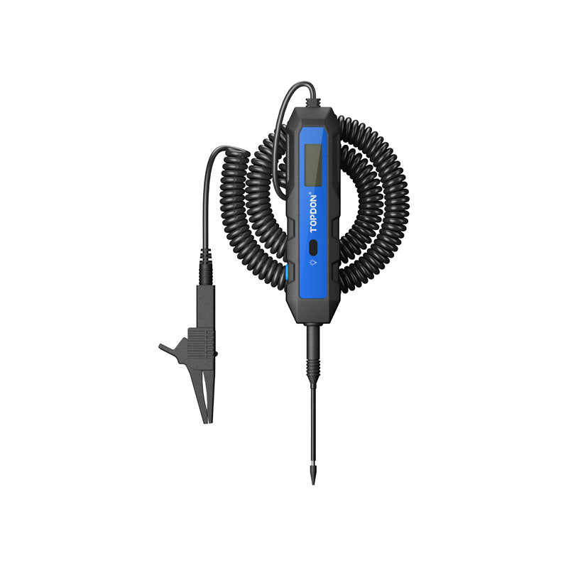 CT100 | Auto Circuit Tester w/ Load Test, LCD, Polarity Alerts | TOPDON