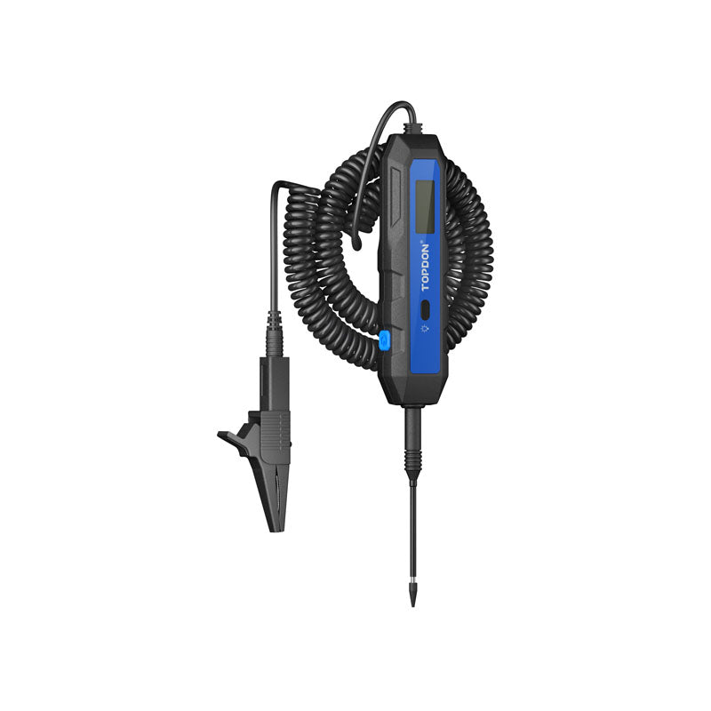 CT100 | Auto Circuit Tester w/ Load Test, LCD, Polarity Alerts | TOPDON