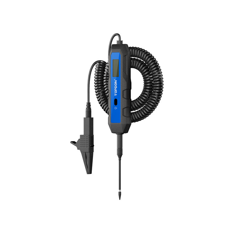 CT100 | Auto Circuit Tester w/ Load Test, LCD, Polarity Alerts | TOPDON