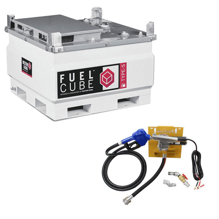 119 Gallon FuelCube Type-S with 12V/15GPM Diesel Pump Kit