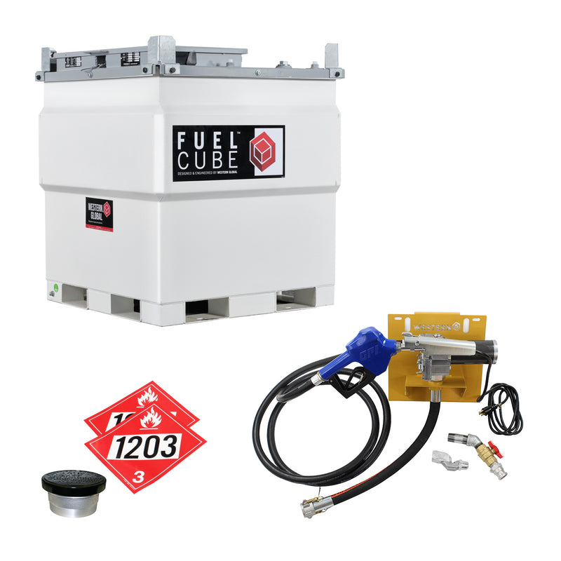 243 Gallon FuelCube with 115V/12GPM Gasoline Pump Kit