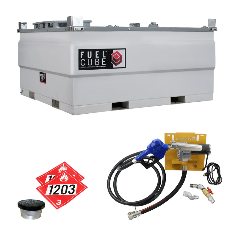 1,016 Gallon FuelCube with 115V/12GPM Gasoline Pump Kit