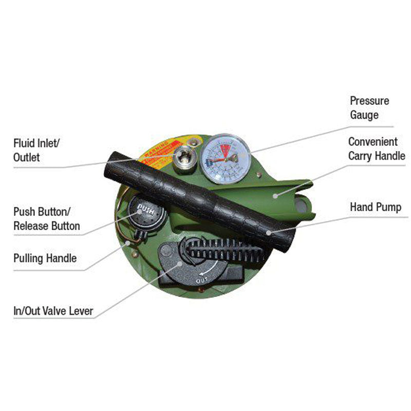 1.6 Gallon Manual Extractor & Discharge Pump | John Dow Industries | JDI-150DE
