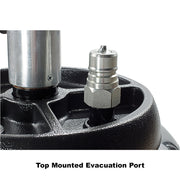 16-Gallon Portable Oil Drain top mount evacuation port