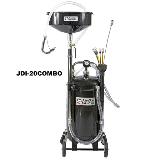 20 Gallon Combination Fluid Evacuator & Oil Drain | JDI-20COMBO