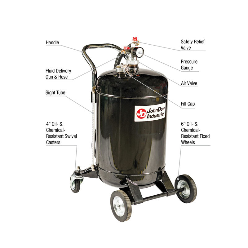 5 Gallon Portable Oil & Fluid Dispenser | John Dow Industries | JDI-5DP