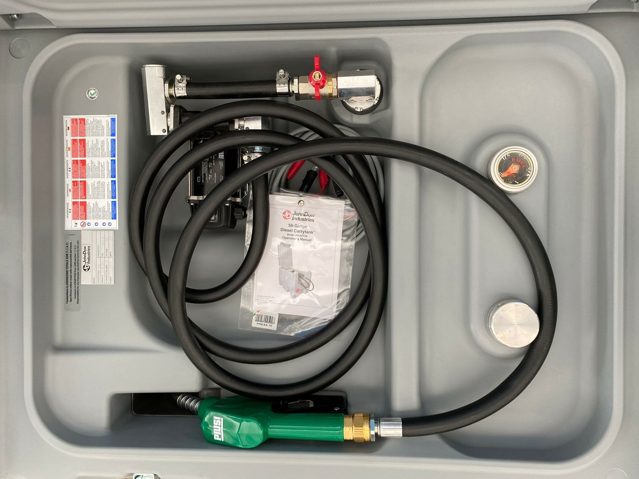 Low Profile 58 Gallon Diesel Carry Tank | JDI-AFT58 | Proformance